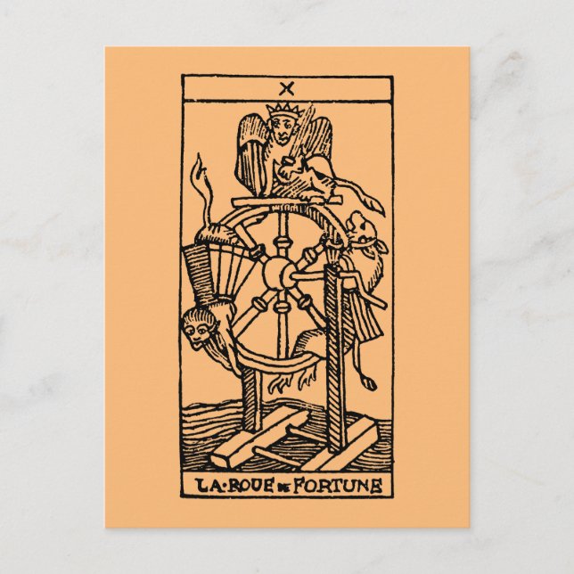 Tarot Card: Fortune Postcard (Front)
