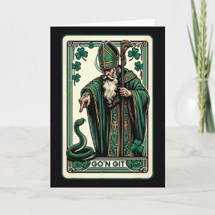 Tarot Card Funny St Patricks Day Tee Go'n Git St P