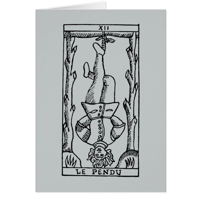 Tarot Card: Hanged Man (Front)