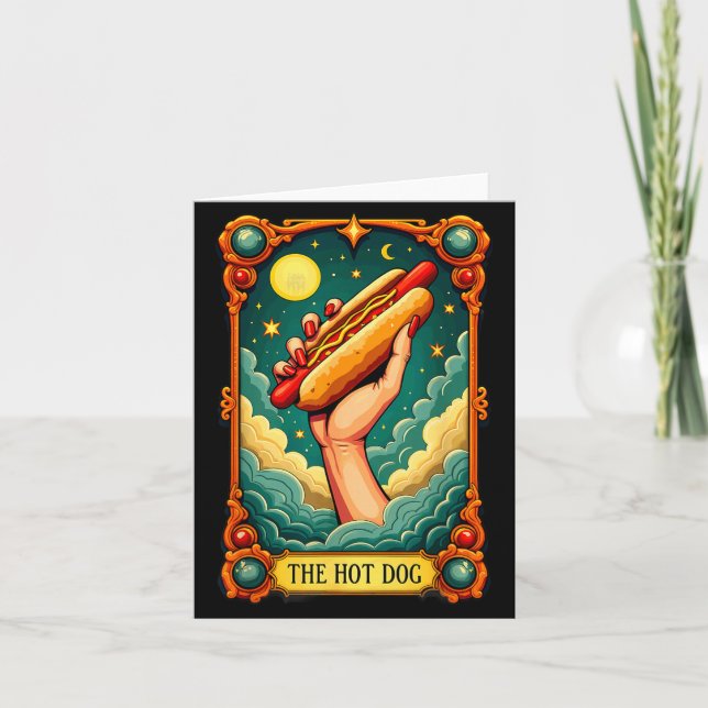 Tarot Card Hotdog Halloween (Front)