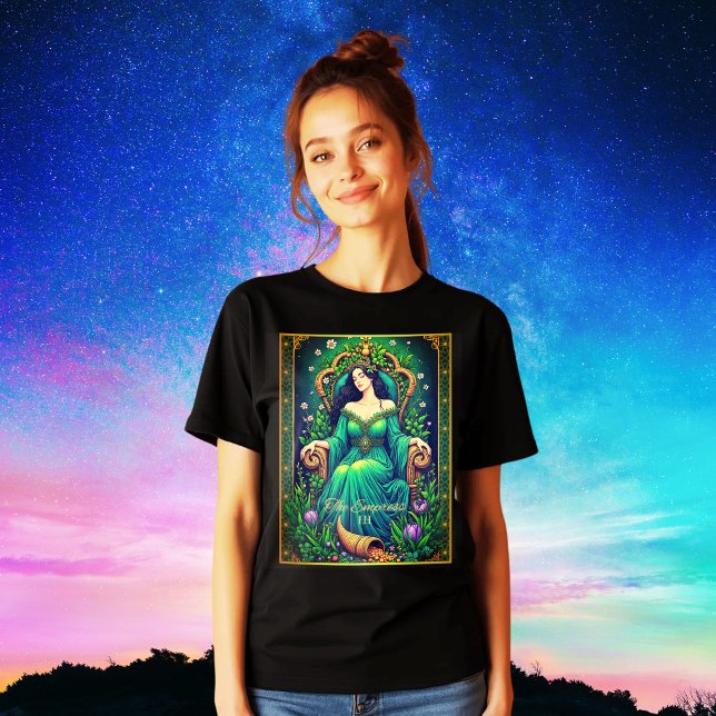 Tarot Card Illustration, The Empress Tri-Blend Shirt (Creator Uploaded)