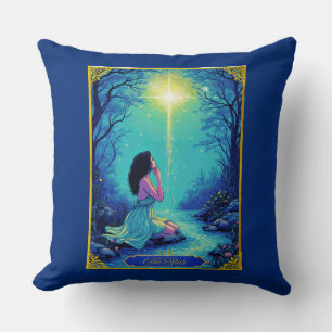 Tarot Card Illustration, The Star Cushion