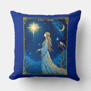 Tarot Card Illustration, The Star Cushion