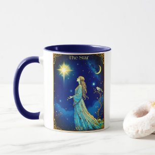 Tarot Card Illustration, The Star Mug