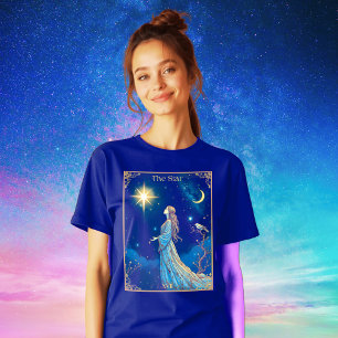 Tarot Card Illustration, The Star Tri-Blend Shirt