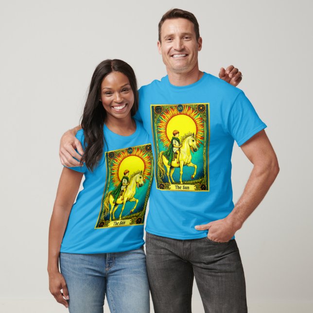 Tarot Card Illustration, The Sun T-Shirt (Unisex)