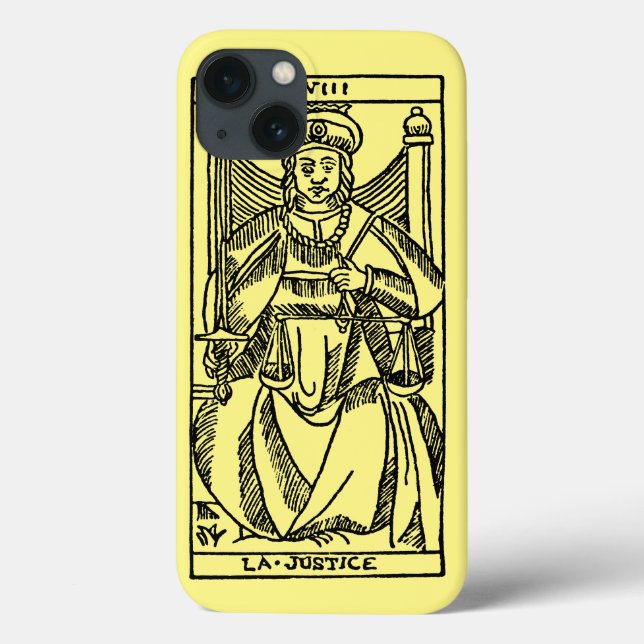 Tarot Card: Justice Case-Mate iPhone Case (Back)