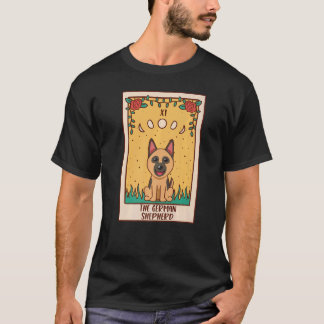 Tarot Card  Occult Magic Occultism Dog German Shep T-Shirt