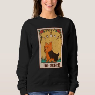 Tarot Card  Occult Magic Occultism Dog Yorkie Sweatshirt