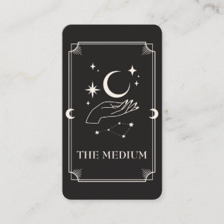 Tarot Card Psychic Medium Celestial Business Card
