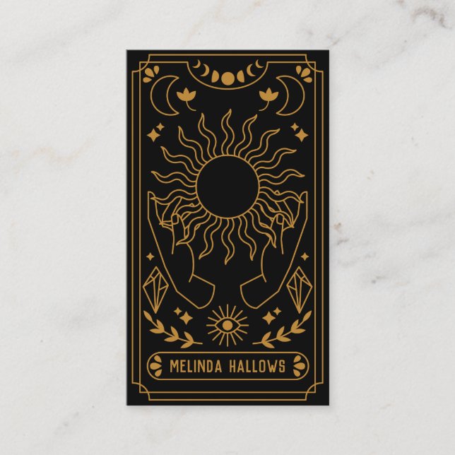 Tarot Card Reader Business Card (Front)