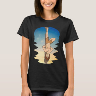 Tarot Card Reading Cartomancy Hanged Man Occult Go T-Shirt