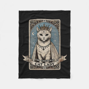 Tarot Card Shirt Childless Cat Lady Shirt Vote Kam Fleece Blanket