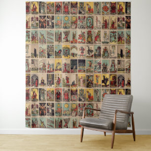 Tarot Card Tapestry Vintage Style - Great Backdrop