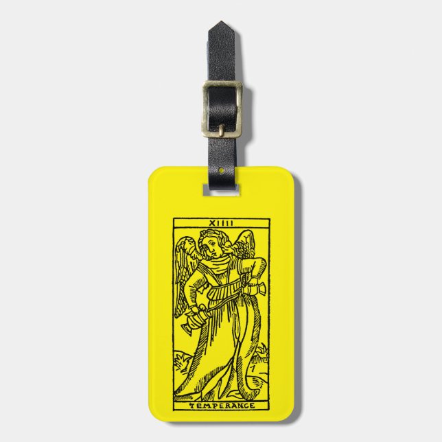 Tarot Card: Temperance Luggage Tag (Front Vertical)
