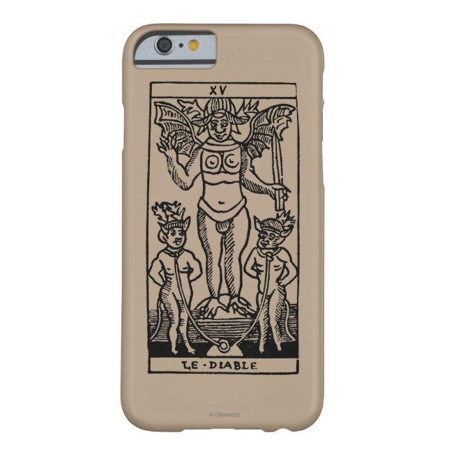 Tarot Card: The Devil Case-Mate iPhone Case (Back)