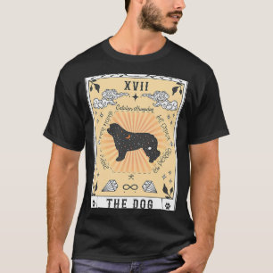 Tarot Card The Dog Catalan SheepCelestial Space Ga T-Shirt