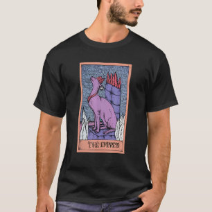 Tarot Card The Empress And Sphynx Cat  Occult Grap T-Shirt