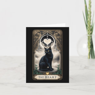 Tarot Card The Heart I Black Cat Tarot Card For Ca