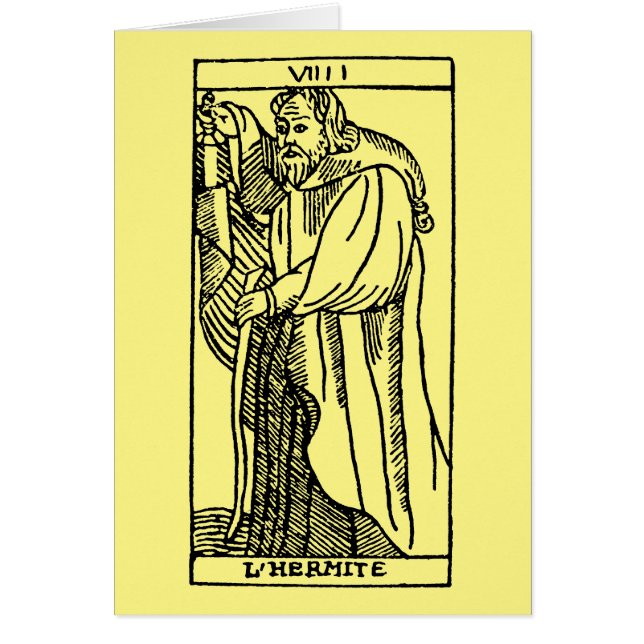 Tarot Card: The Hermit (Front)