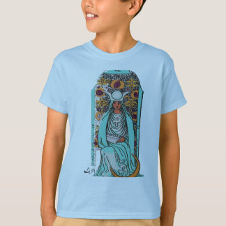 TAROT CARD THE HIGH PRIESTESS BY LIZ LOZ T-Shirt