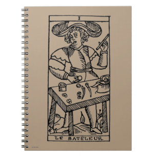 Tarot Card: The Juggler Spiral Notebook