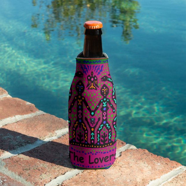 Tarot Card - The LOVERS - Can Cooler (In Situ Pool)
