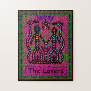 TAROT CARD - THE LOVERS JIGSAW PUZZLE