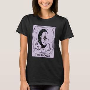 Tarot Card The Moon Mystical Cards  Occult T-Shirt