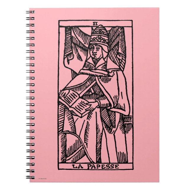 Tarot Card: The Popess Notebook (Front)