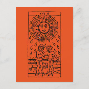 Tarot Card: The Sun Postcard