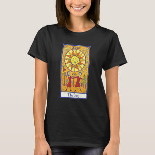 Tarot Card The Sun Psychic Reader Occult Metaphysi T-Shirt