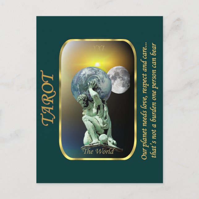 Tarot Card - The World (Front)