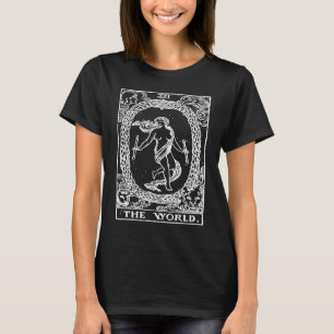 Tarot Card The World The World Occult T-Shirt