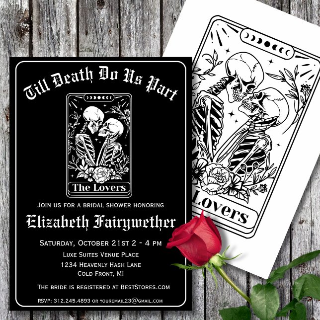 Tarot Card Till Death Do Us Part Bridal Shower (Creator Uploaded)