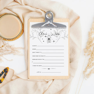 Tarot Card | Wedding | Couples Advice Card B+W