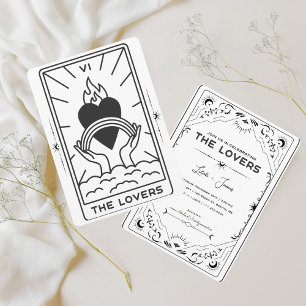 Tarot Cards   Bridal Shower   Wedding   Modern B+W