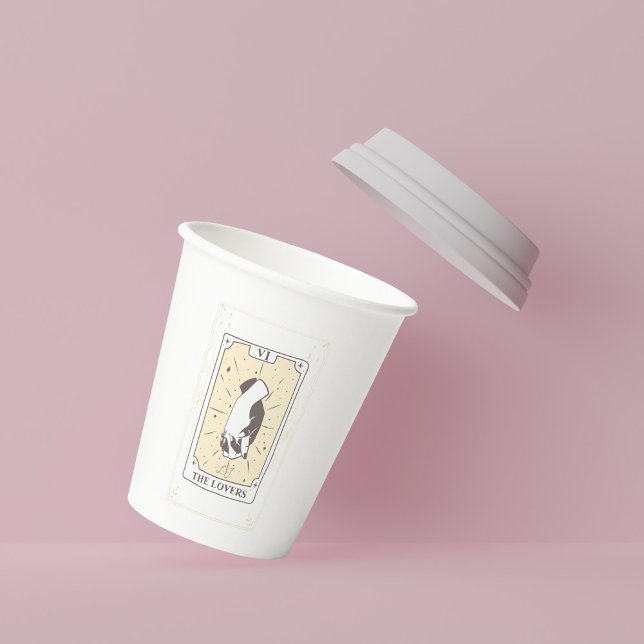 Tarot Cards | Bridal Shower | Wedding | Neutrals Paper Cups (Creator Uploaded)