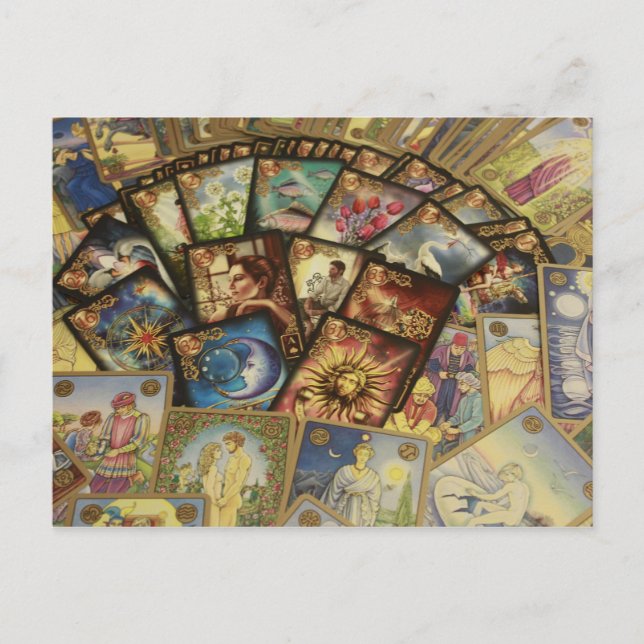 tarot cards postcard (Front)