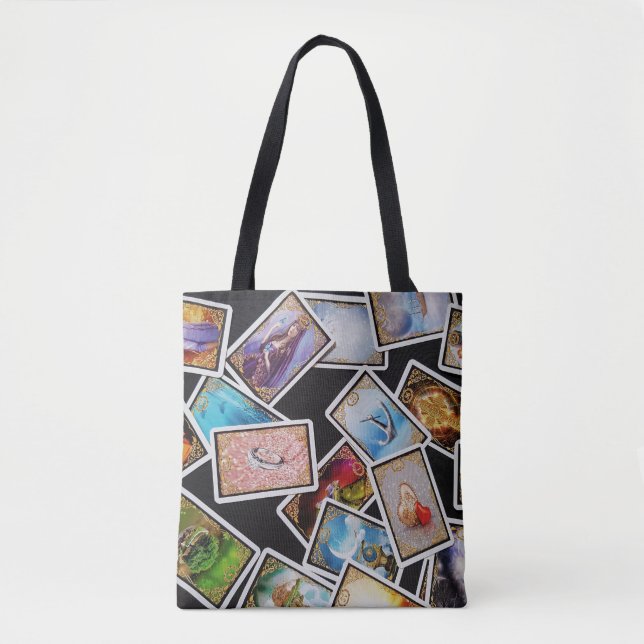 tarot cards tote bag (Front)
