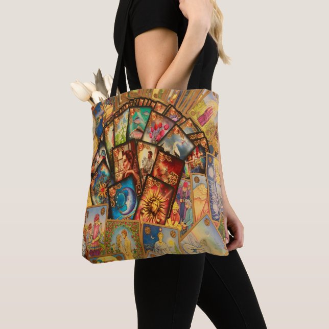 Tarot Cards Tote Bag (Close Up)