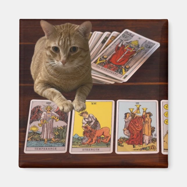 Tarot Cat Magnet (Front)