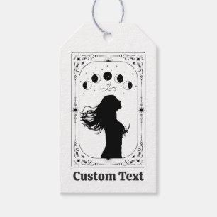 Tarot Celestial Moon Mystic Zodiac Fortune Telling Gift Tags