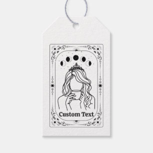 Tarot Celestial Moon Zodiac Astrology Whimsical Gift Tags