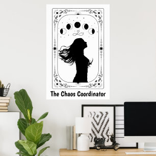 Tarot Celestial Mystical Magical Witchy Astrology Poster