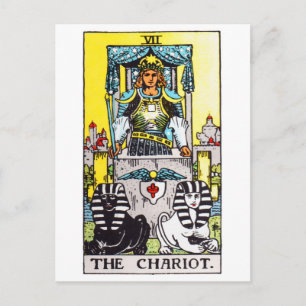 tarot-chariot postcard