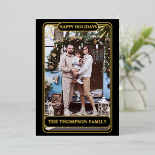 Tarot Christmas Family Photo Holiday Keepsake