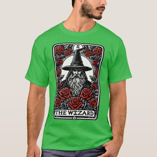 Tarot d The Wizard T-Shirt (Front)