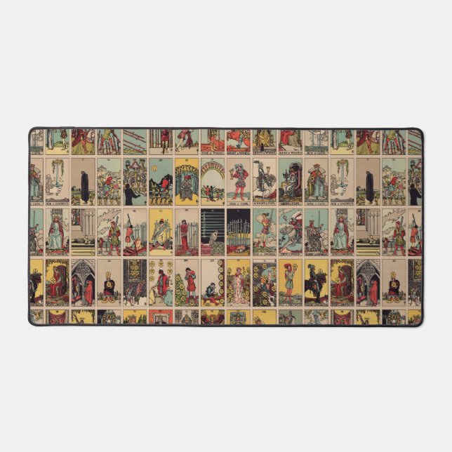 Tarot Desk Pad - Large Desktop - Tarot Pattern (Front)