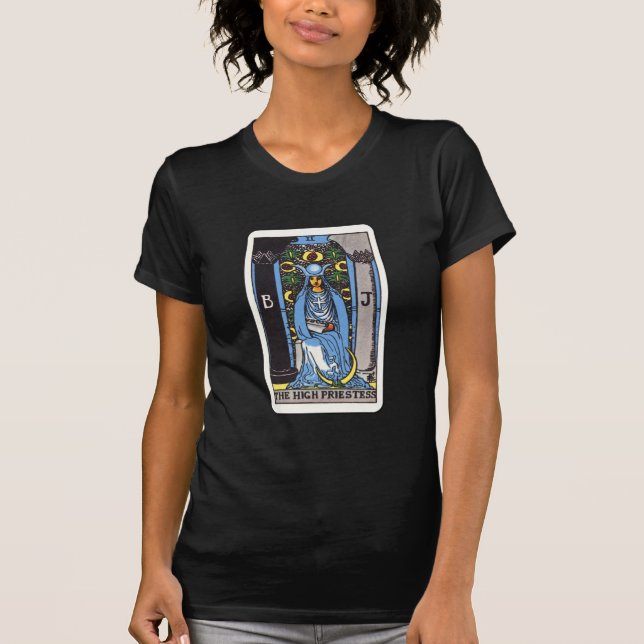 Tarot Die Hohepriesterin The High Priestess T-Shirt (Front)